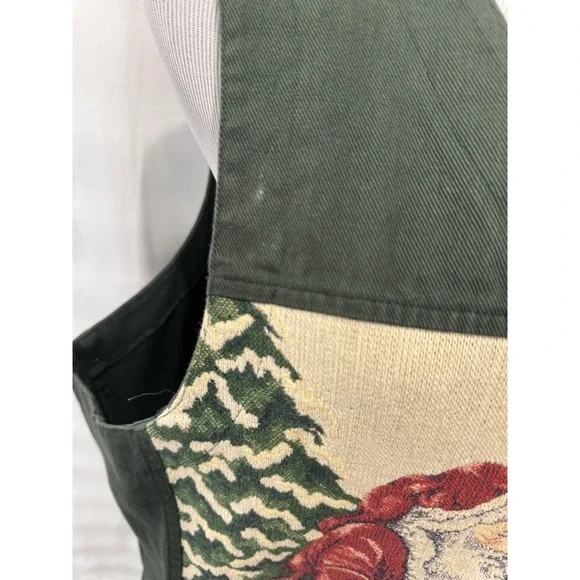 Vintage Orvis Santa With Deer Vest Made in Usa - Picture 2 of 9